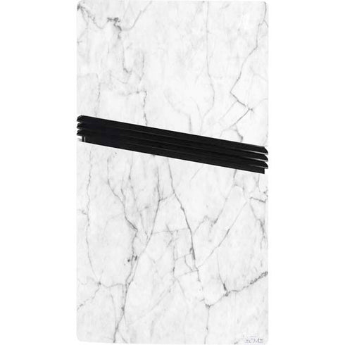 White Marble PS5 Pro Console Skin